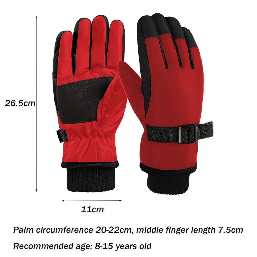 Children Kids Winter Snow Warm Gloves Boy Girls Ski Snowboard Windproof Waterproof Thicken Keep Warm Winter Must winter gloves