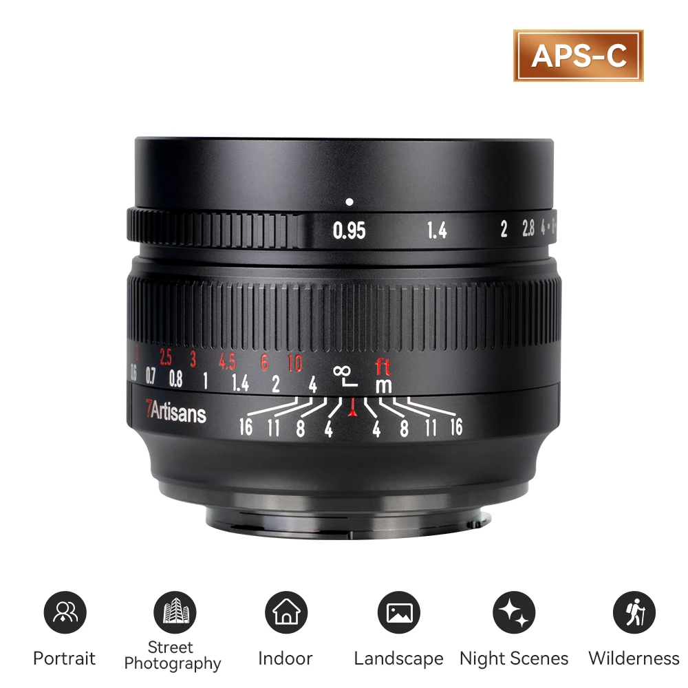 七工匠 7Artisans 50mm F0.95 (マイクロフォーサーズ用) 新品)七工匠 (しちこうしょう) 7Artisans 50mm F0.95 (マイクロ