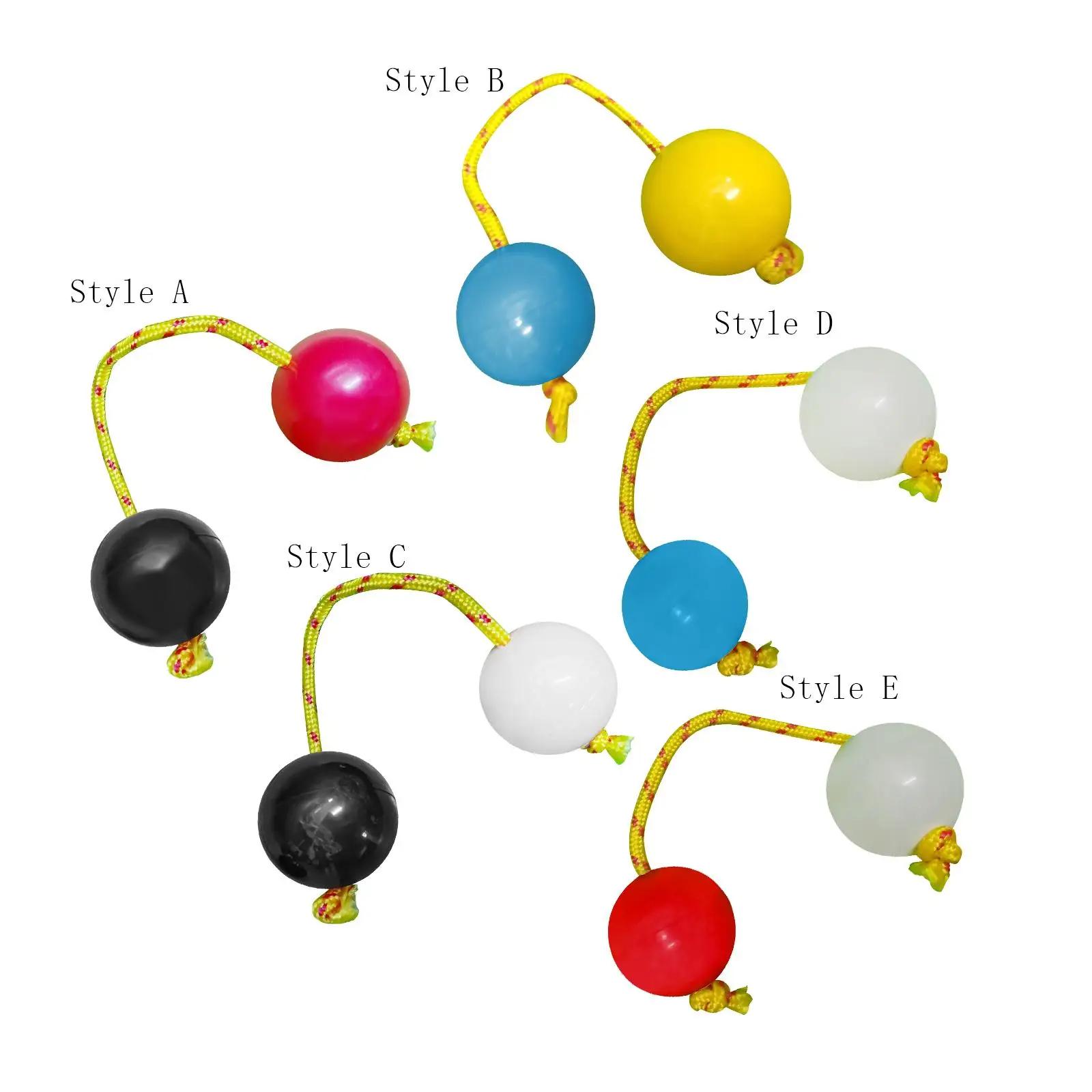 1Pair Musical Fingertip Ball Drum Ball Maracas Percussion ABS Birthday Gifts