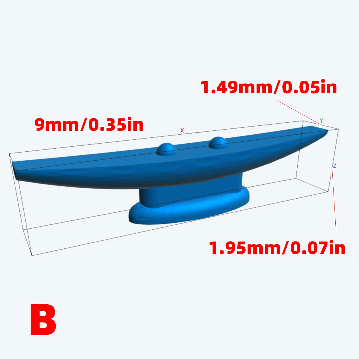 Harz-Modellbausatz-Upgrade: Harz-Ersatzteile und Zubehör – Seilklampe für Segelschiffe und Holzsegelboot-Bausätze – Detail 8