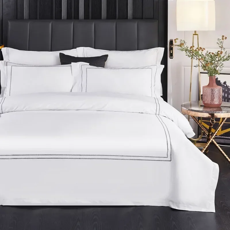 

100% Cotton Boutique Five Star Hotel Bedding Set Four Piece Twin Size Queen Size King Size Duvet Cover Bed Sheet Pillow Cover