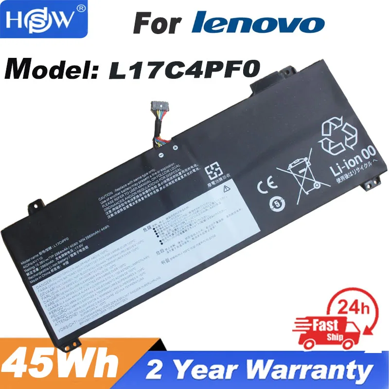 

Аккумулятор L17M4PF0 L17C4PF0 для ноутбука Lenovo IdeaPad S530-13IWL Series 5B10R38650 5B10W67405 5B10R38649 45WH