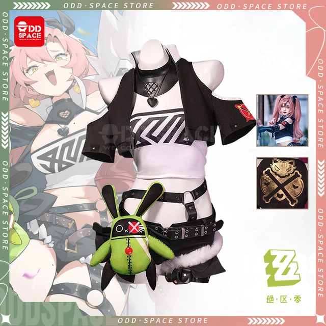 Anime Game Zenless Zone Zero Ling Random Dress Play Store Manager Uniform  Cosplay Costume Halloween Women Free Shipping 2022 New