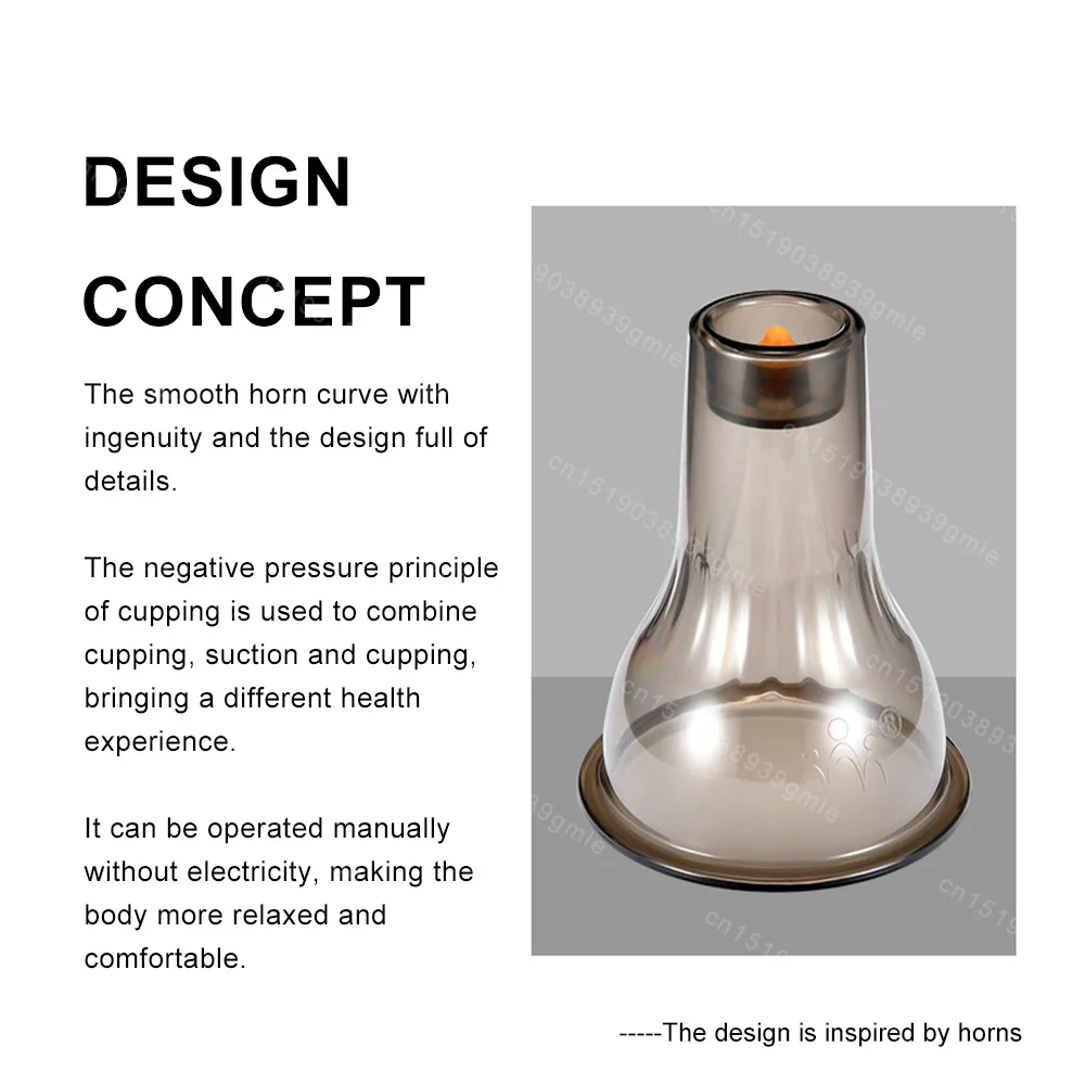 Description Picture 3 of itemGua Sha Vacuum Massage Jars Suction Cups Vacuum Cupping Glasses Anti Cellulite Fat Burner Cupping Therapy Set Ventosas Slimming