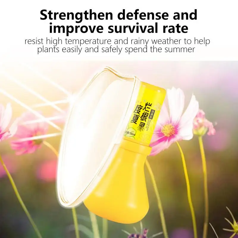 Plant Growth Enhancer Supplement 50ml Liquid Fertilizer Plant Growth Enhancer Plants Nutrient Supplement Promotes Rooting plants