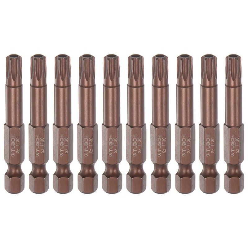10 шт., насадки для отверток с шестигранным хвостовиком, 1/4 дюйма 10 шт., насадки для отверток с шестигранным хвостовиком, 1/4 дюйма