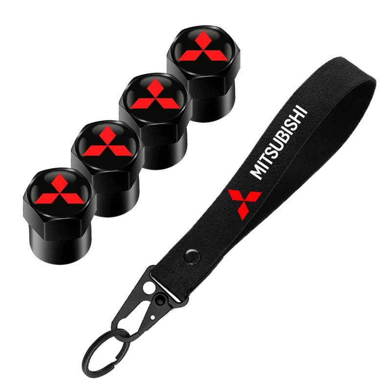 Алюминиевая металлическая крышка клапана автомобильной шины автомобильный значок нейлоновый брелок аксессуары для Mitsubishi Lancer Asx Outlander Pajero L200 Ralliart Алюминиевая металлическая крышка клапана автомобильной шины автомобильный значок нейлоновый брелок аксессуары для Mitsubishi Lancer Asx Outlander Pajero L200 Ralliart