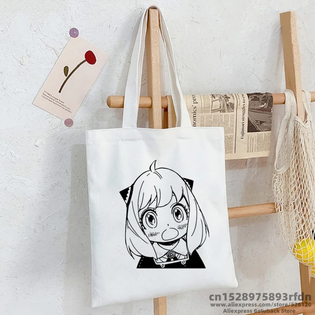 Canvas Tote Bag for Women 2023 Designer Handbag Brand Lady's Shopper  Japanese Style Retro Cartoon Anime Print Girls Shoulder Bag - AliExpress