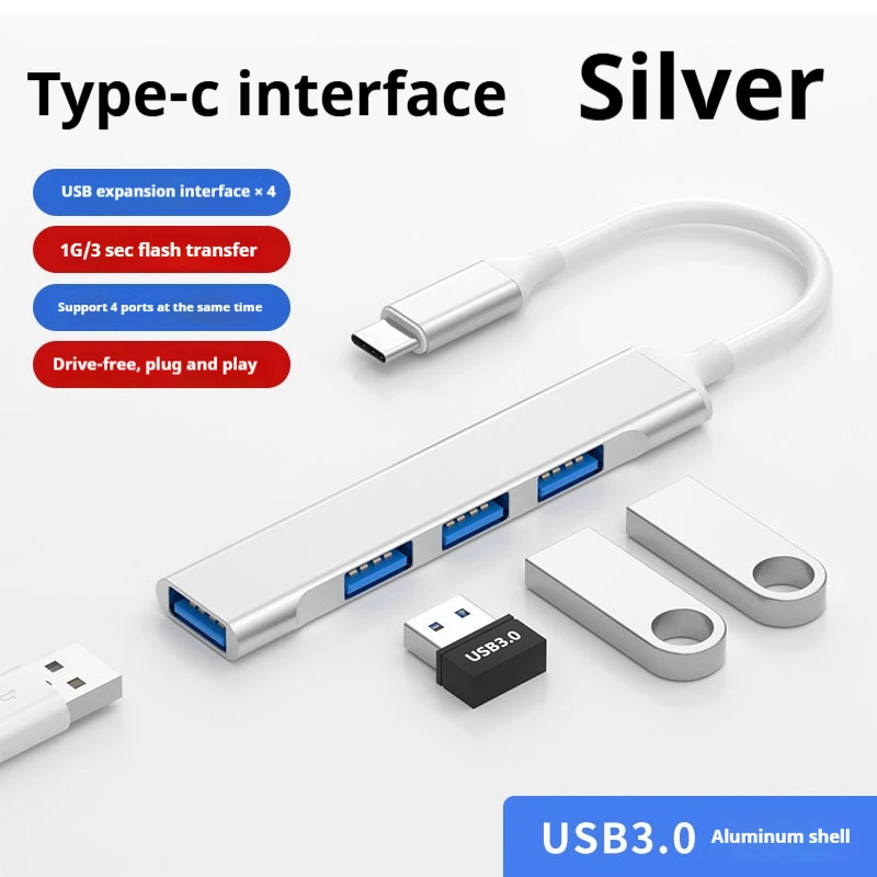 

Docking Stationtypec Multi-port Docking Station Four-HUB Collector Five-in-one Mobile Phone Notebook Computer USB3.0