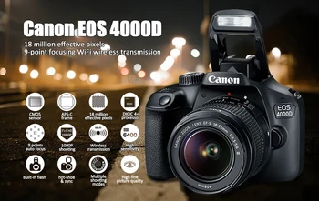 NEW Canon EOS 4000D APS-C SLR Digital Camera