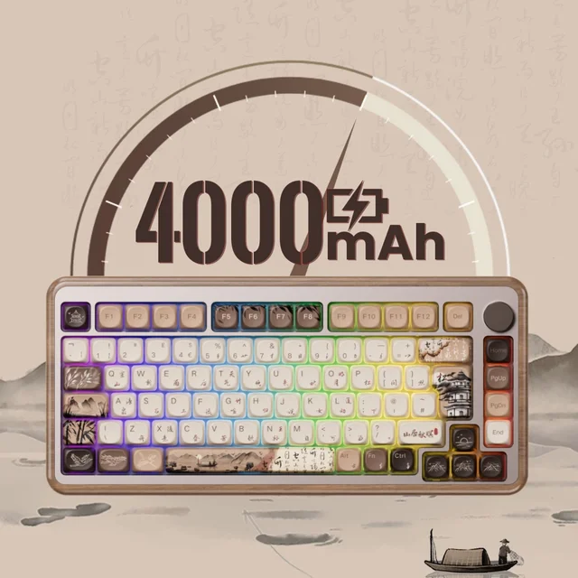 Akko MU02 Mountain Seclusion キーボード本体 MU02 Wooden Akko MU02 Mountain Seclusion キーボード本体 MU02 Wooden