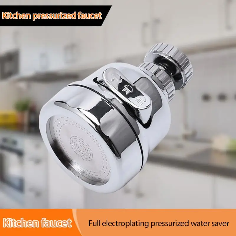 

Universal 3Mode Kitchen Faucet Adapter Aerator Splash Filter Tap Nozzle Connector Shower Head Pressure Home Water Saving Bubbler