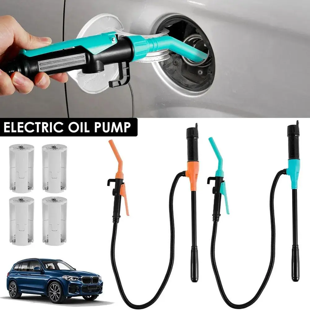 Pompa Travaso Carburante A Batteria Con Ugello Regolabile, Per Benzina, Gasolio E Acqua, Portatile E Pratica