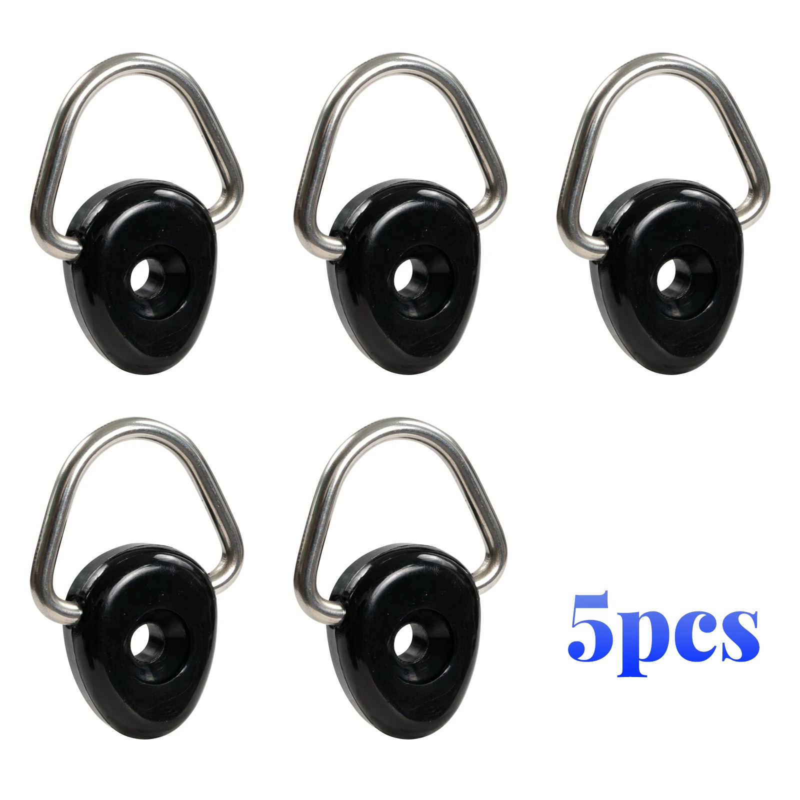 

5x Metal Tie-Down Anchors D-Plate Buckle Rear Trunk Cargo Screw Car Accessories For Suzuki Jimny JB64 JB74W 2019 2020 2021 2022