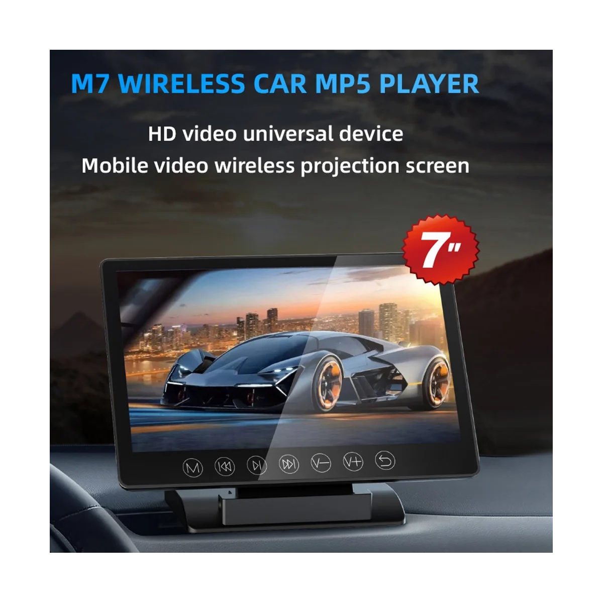 

Universal 7-Inch Car Display Multifunctional Car Mp5 Player Mobile Car Machine Car Supplies