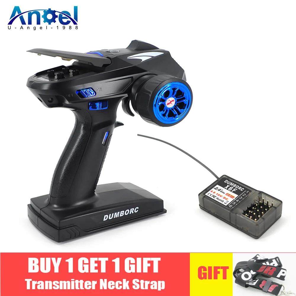 Telemando De Transmisor De Radio RC 2.4G 6CH Con Receptor Boat , B