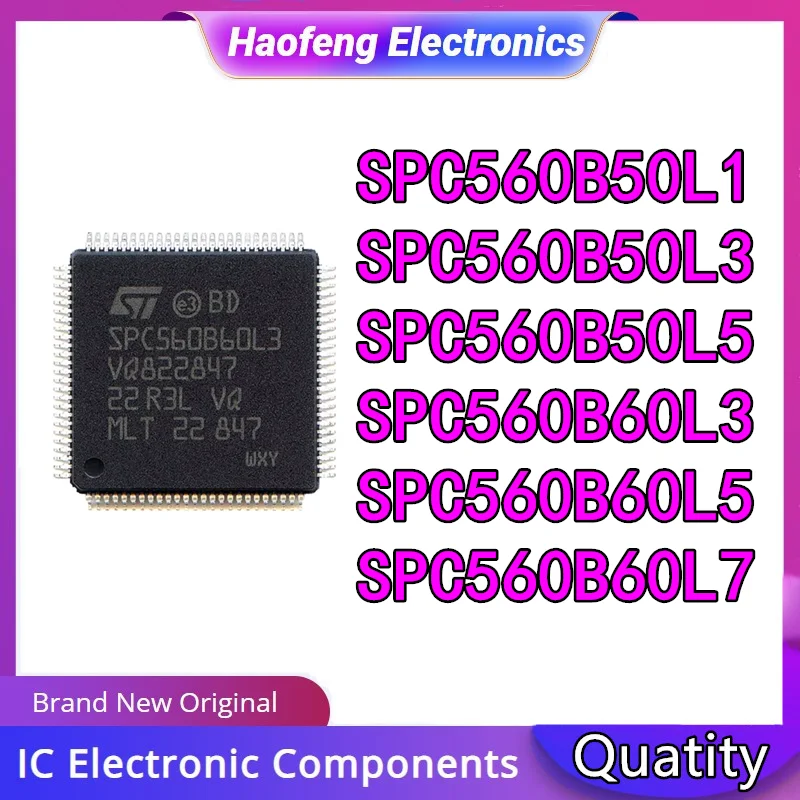 

SPC560B50L1 SPC560B50L3 SPC560B50L5 SPC560B60L3 SPC560B60L5 SPC560B60L5 SPC560B60L7 IC Chip, 100% Новый оригинальный коридор