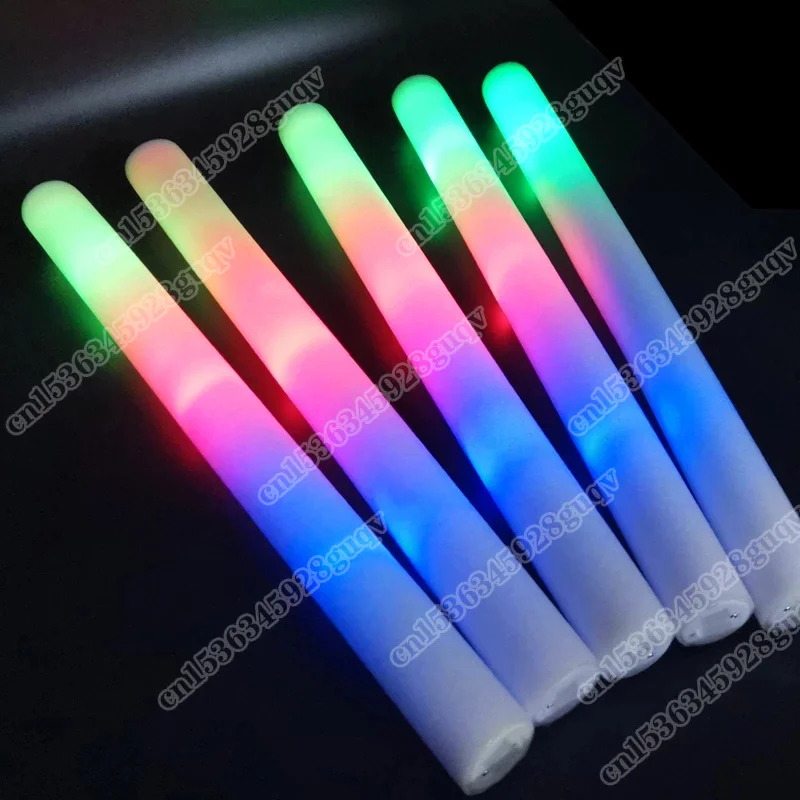 Barras luminosas de neón para fiestas, barra de espuma fluorescente de  colores, suministro de fiesta, 36/60 piezas - AliExpress