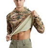 Camo Shirts Hunting Shirt Long-Sleeved Sunshade Shirt Top Elasticity Loose Hunting Clothes Outdoor Casual Jungle FishingT-Shirt 4