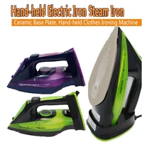 Electric Steam Iron Adjustable Thermostat Control, Wireless Handheld Steam Iron For Clothes, Non-Stick Soleplate Iron 1