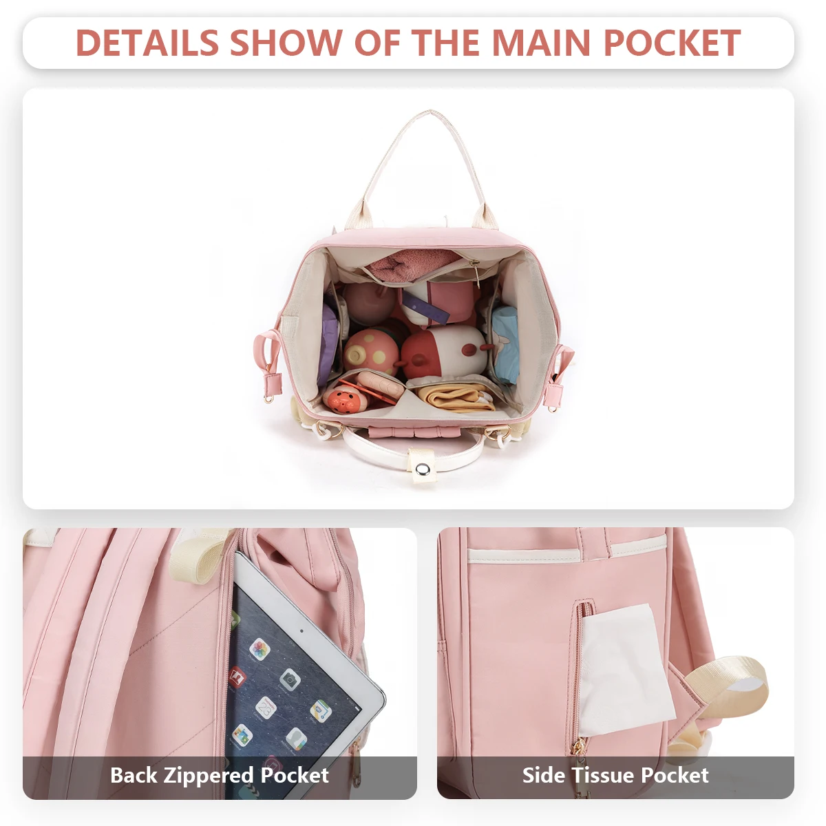 Parent-Child Mommy Bag, Mother and Baby Walking Bag, Lightweight Satchel 2025 New Backpack, Mother-In-Law Bag, Travel Bag, Boarding Student Class