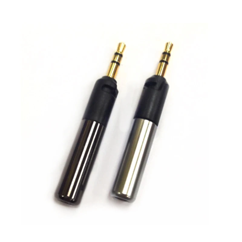 

10 шт./лот DIY 2,5 мм разъем для Sennheiser HD598 HD558 HD518 наушники гарнитуры 24K позолоченный адаптер