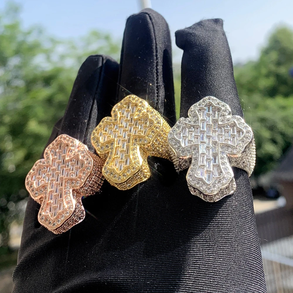 2022 New Arrive 5a Cubic Zirconia Iced Out Bling Baguette Cz
