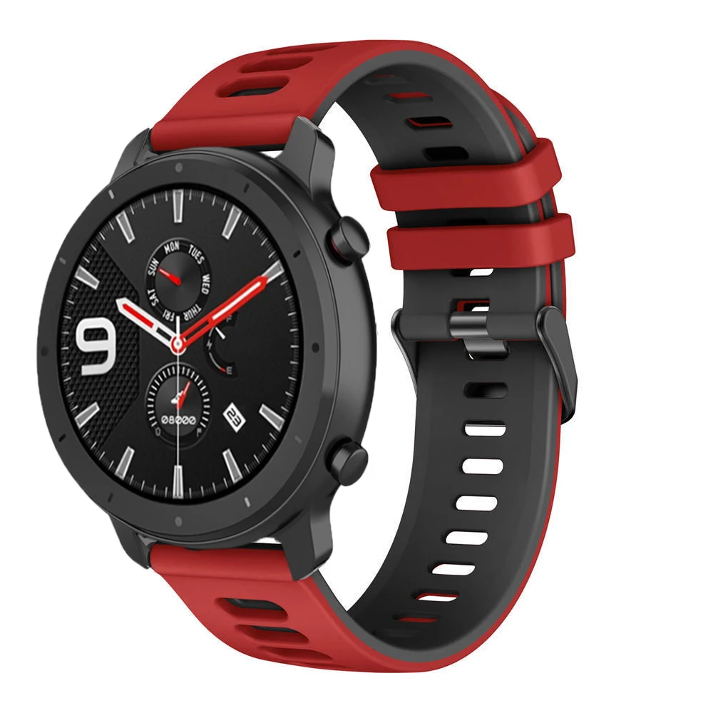 Silicone Sport Watchband – 20/22mm Replacement Strap