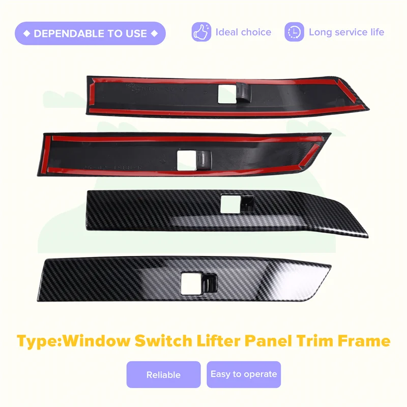 QQ- BMW X3 G48 G45 2025-윈도우 스위치 리프터 패널 트림 프레임 커버 스티커 인테리어 액세서리 자동차