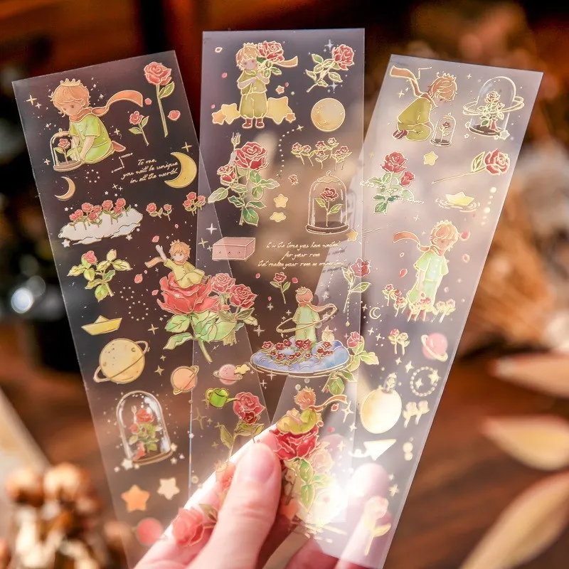 

3 pcs dIY the little prince Stickers craft supplies scrapbook aesthetic stickers for journaling laptop planners