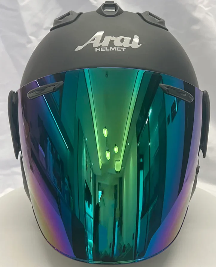 thumbnail image 1 of Casco de motocicleta Vz-ram para hombre y mujer, de carreras, medio casco, abierto, 3/4, capacidad de verano gn, 1 of 5