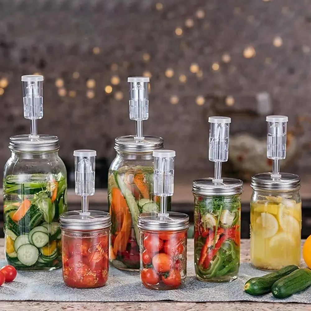 Universal Jar Oil Spout and Fermentation Lid Cover with Airlock