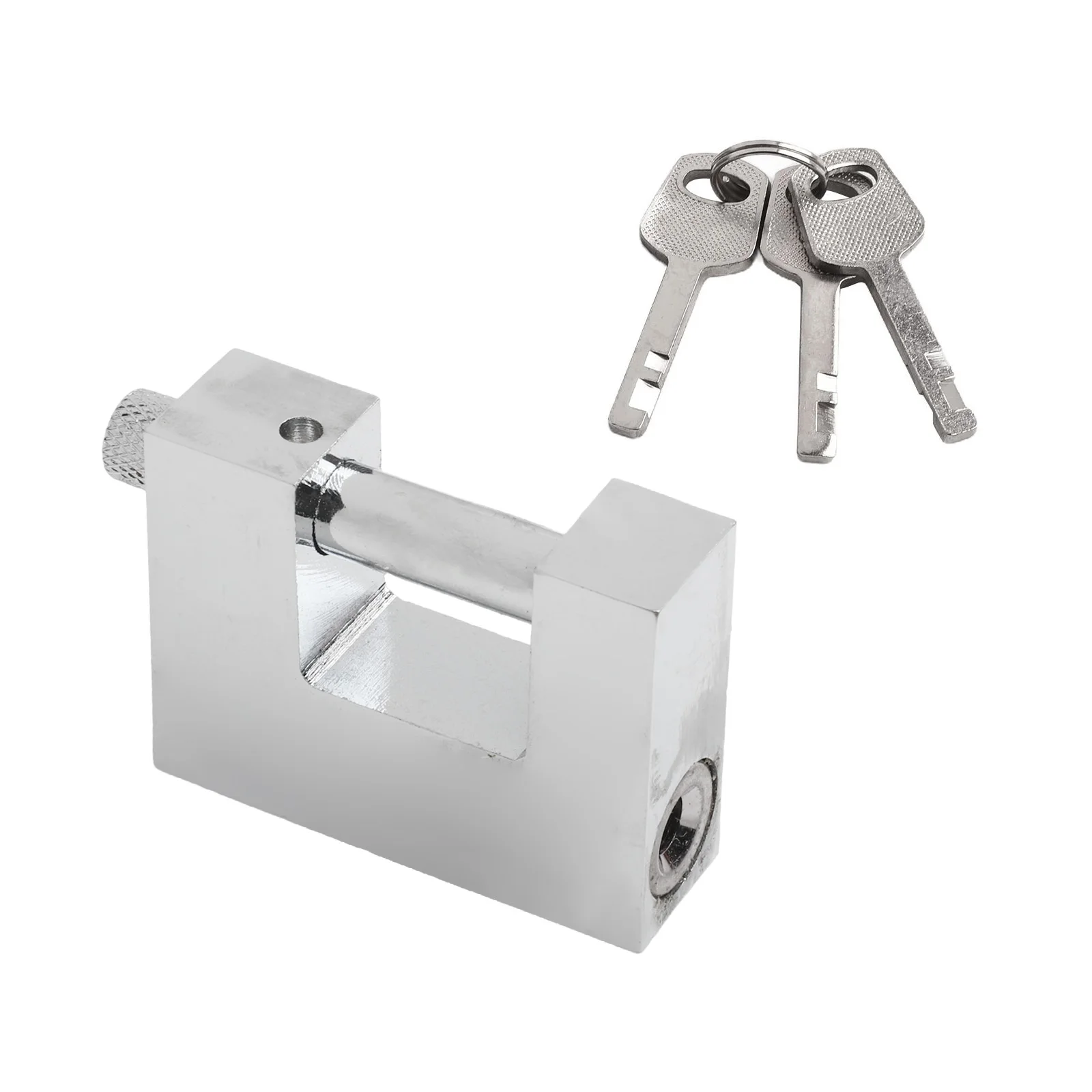 D형 아연 합금 자물쇠(3개 열쇠 포함) 도난 방지 및 방수 기능으로 카라반, 차고 및 저장 컨테이너 보안에 적합