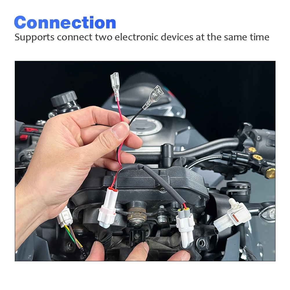 For YAMAHA MT03 MT25 2021-2024 Motorcycle QC3.0 USB Charger 12V