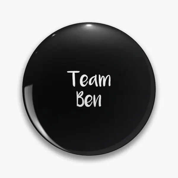 

Team Ben Black Soft Button Pin Lover Cute Brooch Jewelry Lapel Pin Metal Hat Creative Cartoon Fashion Clothes Funny Decor