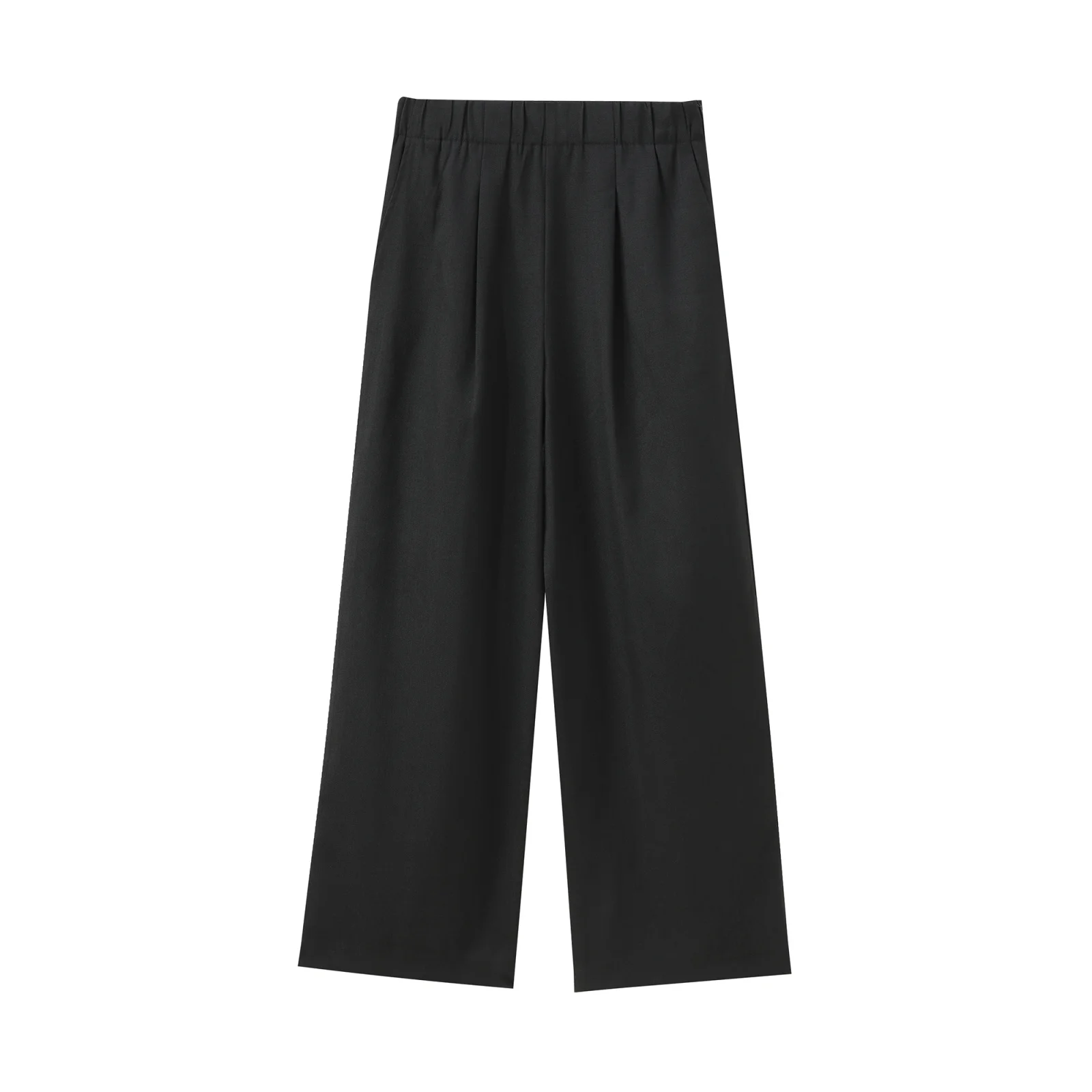 thumbnail image 1 of HH TRAF Trajes nuevos de verano para mujer, sin mangas, con bolsillos, de un solo pecho, asimétrico, chaleco, top + cremallera, estilo pijama, pantalones plisados para mujer, 1 of 5