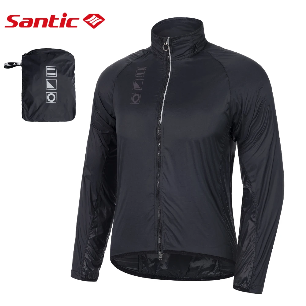 

Santic Cycling Jackets Riding Windbreaker Graphene Antibacterial Fabric Bicycle Coat Outdoor Sports Sunscreen MTB Bike Equipment