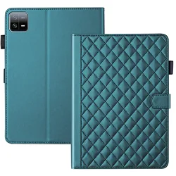 Custodia elegante in PU leather con motivo tartan