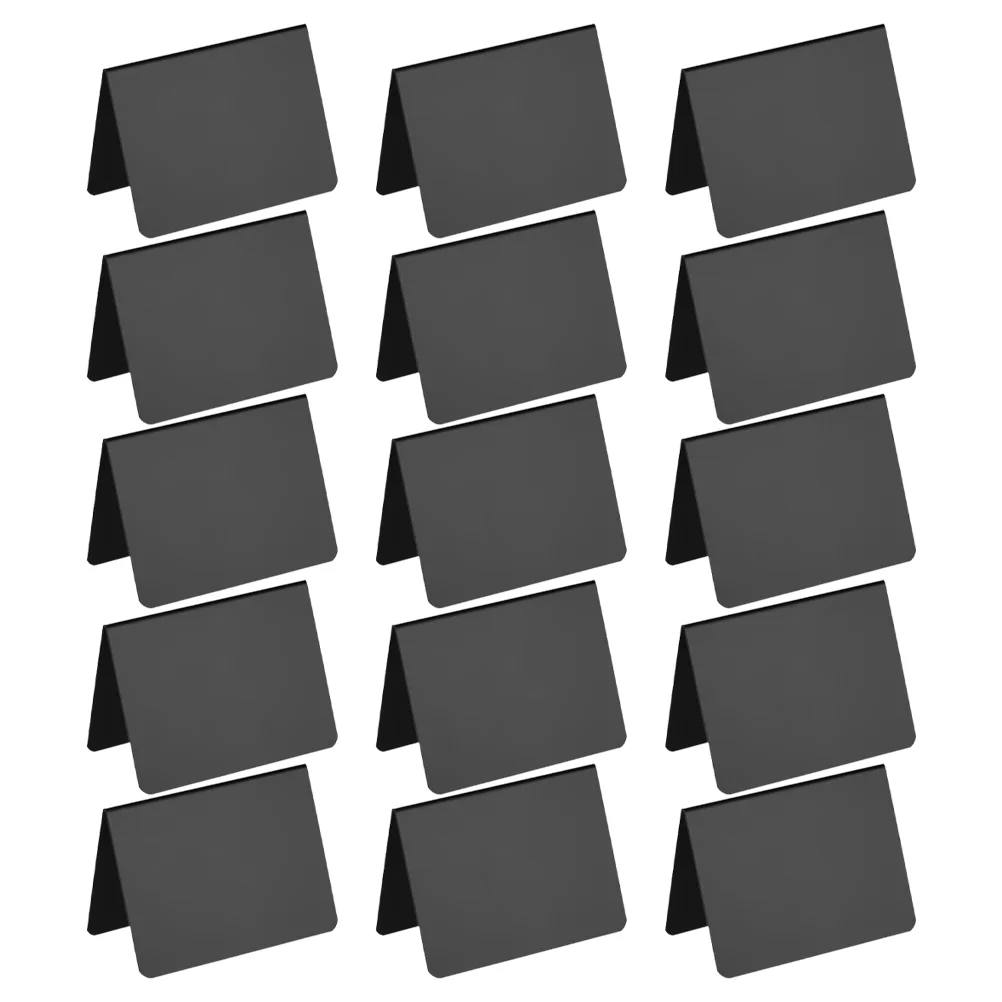 

15 Pcs Price Tag Writing Board Table Small Chalkboard Sign Signage Mini Blackboard Message Prices Boards Pvc Desktop