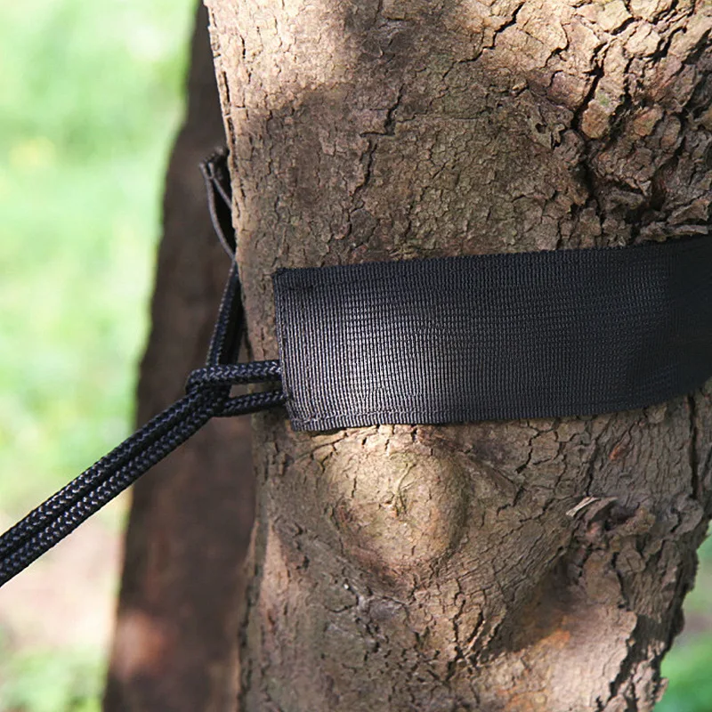 Outdoor camping hammock tie rope knot wear-resistant portable hanging webbing hammock tie tree protection rope sleeve 3