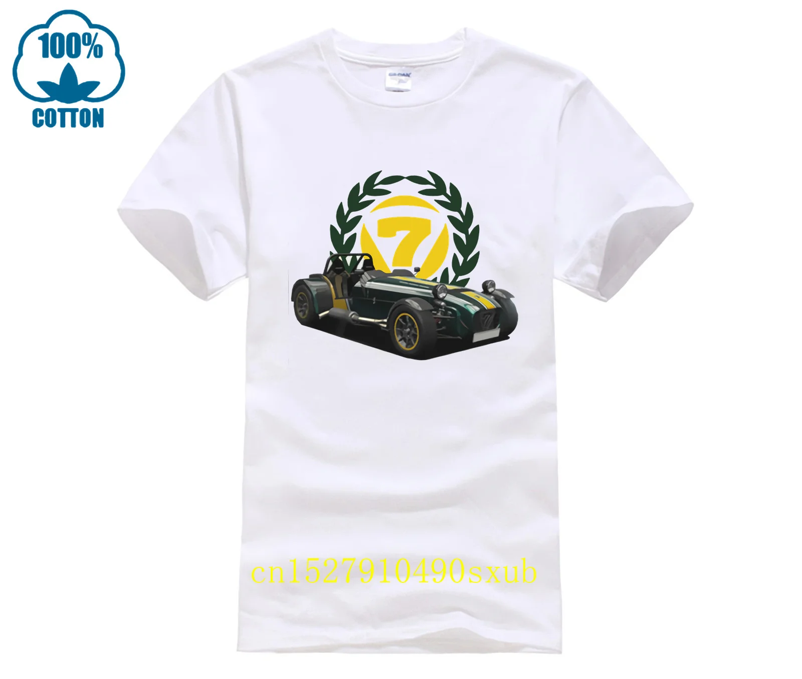 Caterham 7 Lotuser Seven Racing T-Shirt Brand T Shirt Uomo 2023 New Fashion Printed T-Shirt Girocollo Alla Moda