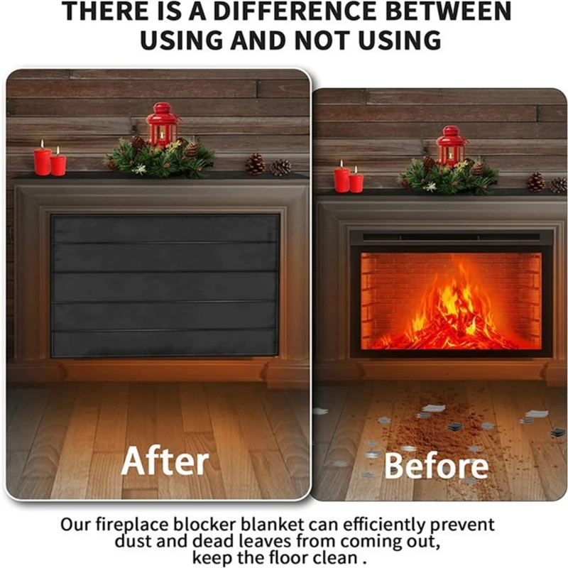 Fireplaces Draft Stopper Vent Covers Magnetic Fireplaces Cover Screens Insulation Blocker Stops Overnight Heat Loss