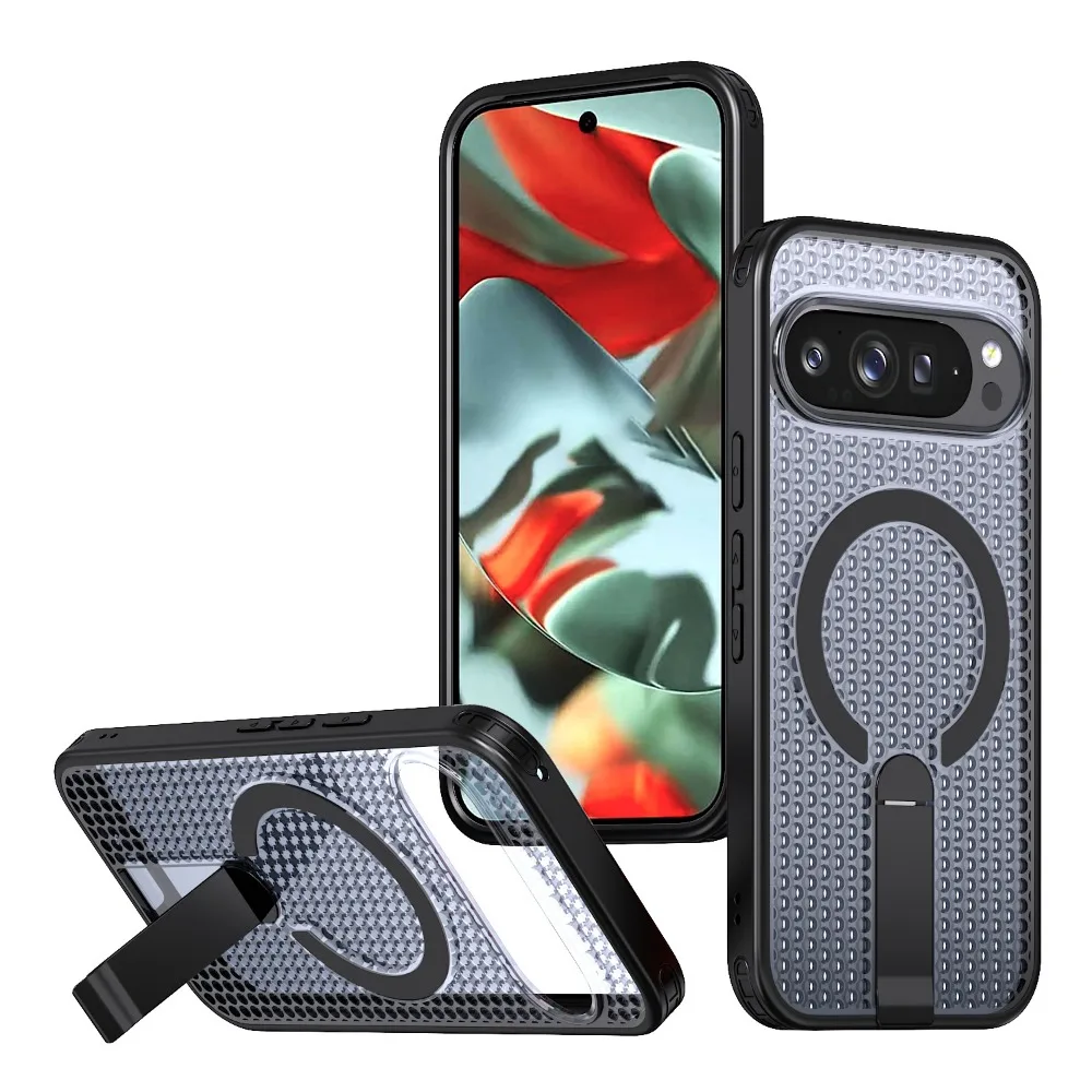 Magnetic Cooling Shockproof Phone Case with Mesh Ventilation and Wireless Charging Compatibility