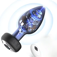 10-Modi Analplug-Vibrator, vibrierender Buttplug, Fernbedienung, Analplug für Prostata-Massage, Sexspielzeug für Erwachsene für Männer und Frauen 1