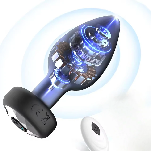 10-Modi Analplug-Vibrator, vibrierender Buttplug, Fernbedienung, Analplug für Prostata-Massage, Sexspielzeug für Erwachsene für Männer und Frauen 1