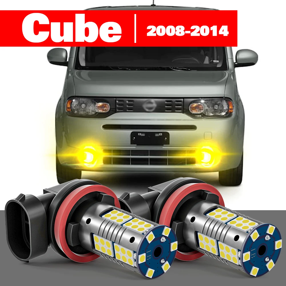 

For Nissan Cube Z12 2008-2014 2pcs LED Fog Light Accessories 2009 2010 2011 2012 2013