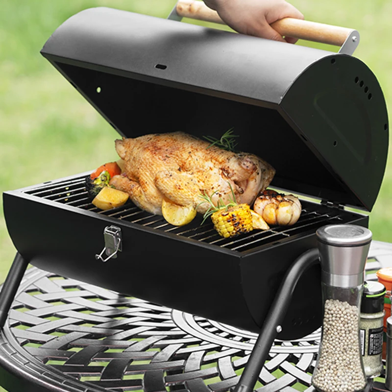 Barbecue électrique Portable et pliable, barbecue d'intérieur et d'extérieur  à Charbon, appareil multifonction pour