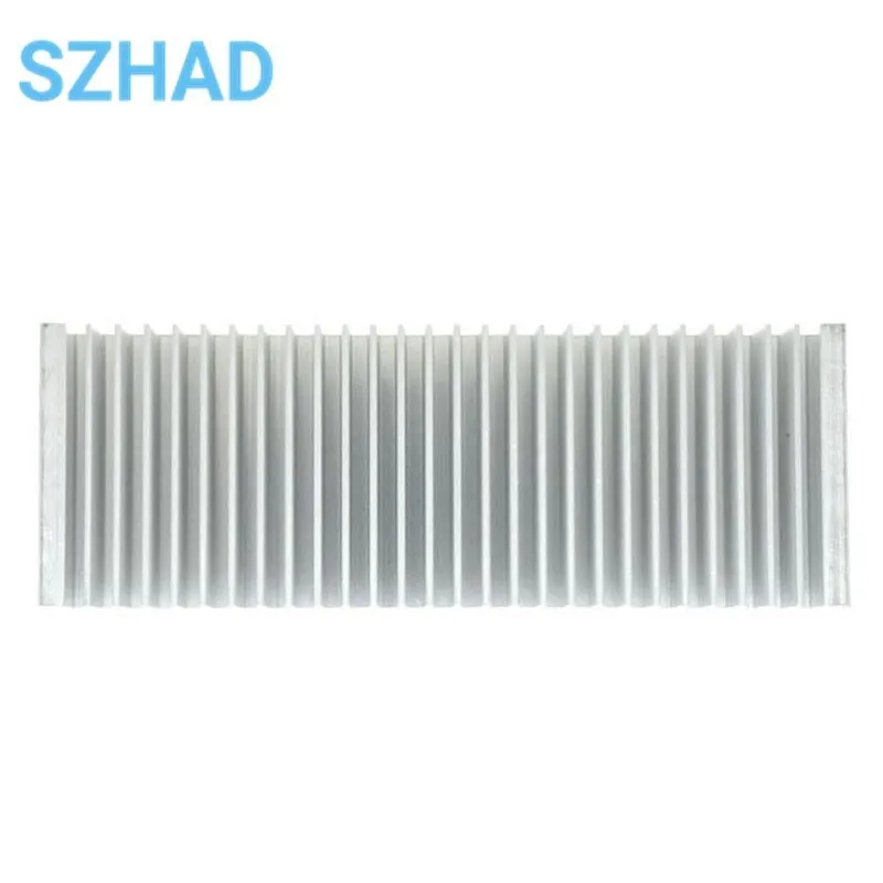 Premium Ultra-Thick Aluminum Heat Sink in Silver, 200x70x30mm