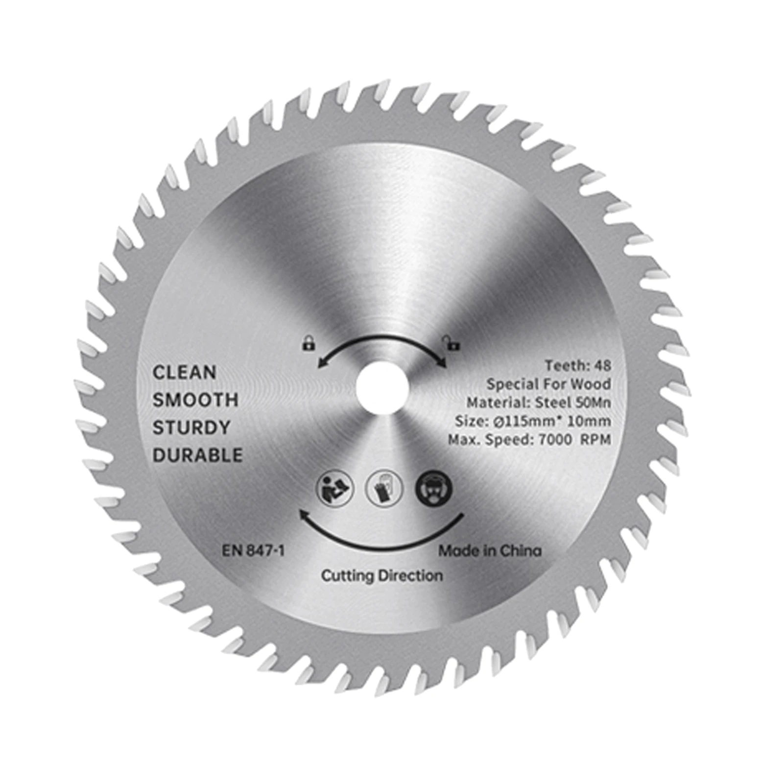 Disco De Sierra Circular TCT 160mm X 20mm - 60 Dientes, Para Cortar Madera, Compatible Con Sierras Eléctricas