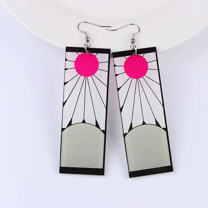 Buy Chooseberry Acrylic/Stainless Steel Demon Slayer Tanjiro & Hanafuda  Acrylic Anime Earrings for Girls & Women (DS4) at Amazon.in